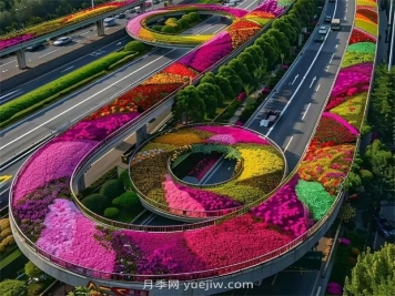 杭州高架月季美到難以置信，是AI所為？