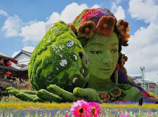 共生共融，百組立體花壇景觀(guān)驚艷亮相昆明COP15(圖1)